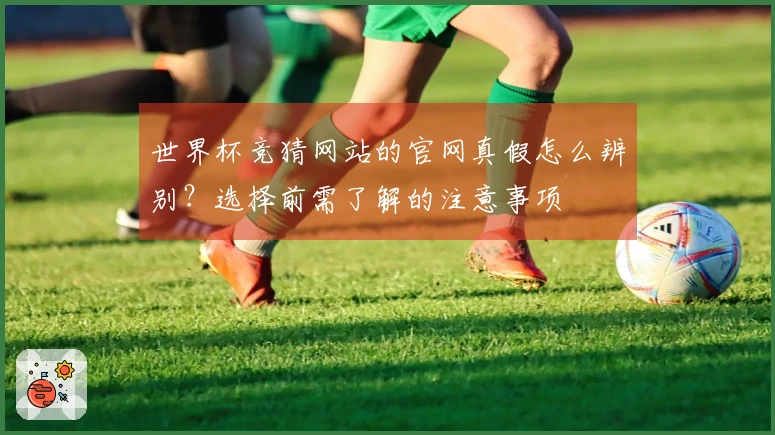 世界杯竞猜网站的官网真假怎么辨别?选择前需了解的注意事项