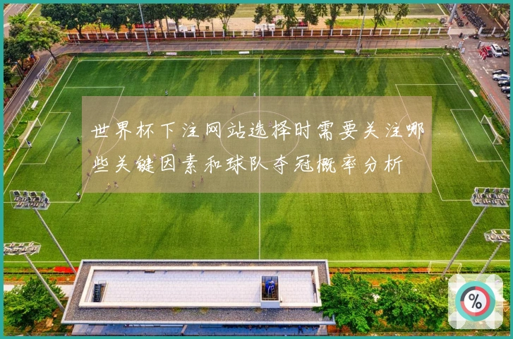世界杯下注网站选择时需要关注哪些关键因素和球队夺冠概率分析