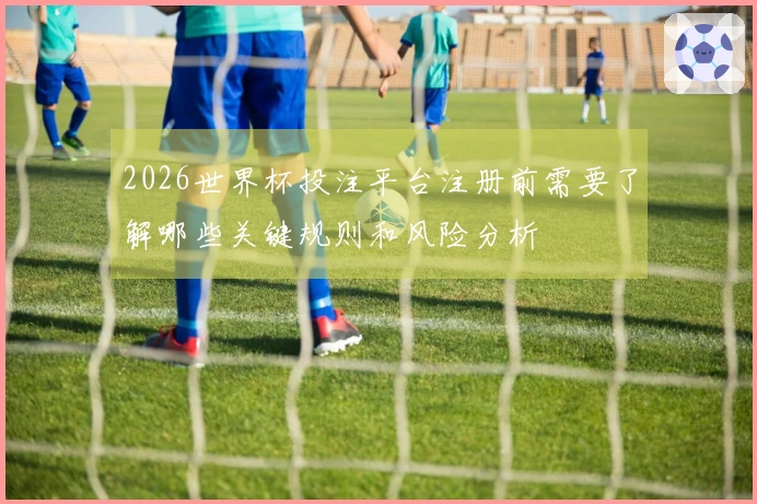2026世界杯投注平台注册前需要了解哪些关键规则和风险分析