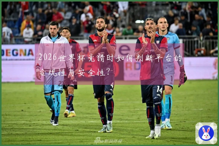 2026世界杯竞猜时如何判断平台的合规性与安全性?